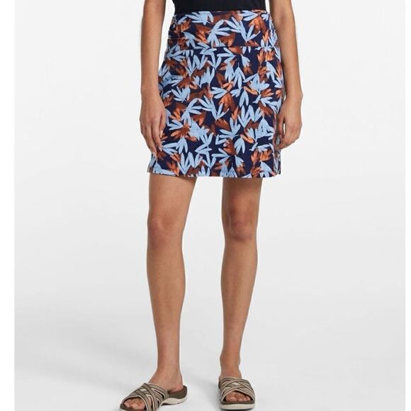 L.L. BEAN Printed Beech Point Skirt Size Small - Picture 1 of 9